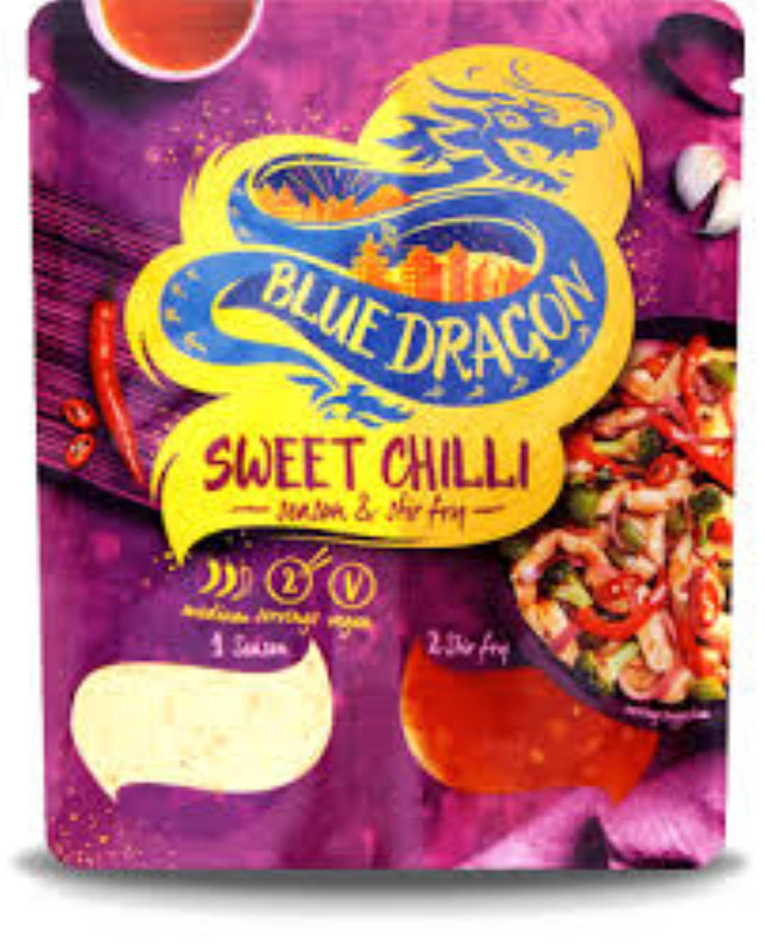 BLUE DRAGON S/FRY SWEET CHILLI DUO 150G